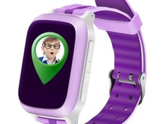 Ceas Smartwatch cu GPS Copii iUni Kid18, Telefon incorporat, Alarma SOS, 1.44 Inch, Roz